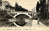 <b><i>Le pont du Fresnoy.</b></i><br/>Carte postale noir et blanc (Médiathèque municipale de Roubaix)