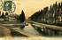 <b><i>La jonction du canal de Roubaix et de Tourcoing.</b></i><br/>Carte postale en couleur (Médiathèque municipale de Roubaix)